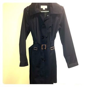 Michael Kors - Navy Waterproof Trench Coat